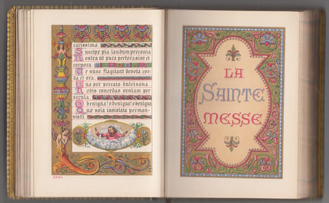 Nouvelles Heures Gothiques d' après les Manuscrits des Bibliothèques Nationales et Particulières,intégralement en chromolithographies.. LEROY , SECAIL ...