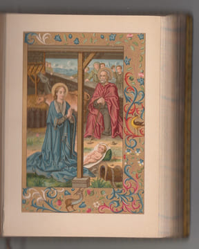 Nouvelles Heures Gothiques d' après les Manuscrits des Bibliothèques Nationales et Particulières,intégralement en chromolithographies.. LEROY , SECAIL ...