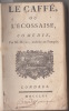 RECUEIL DE 7 PIECES de theatre XVIIIe. siécle dont des éditions originales :  Voltaire / Hume, David (Pseud.) : Le Caffe ou L'Ecossaise, comedie. ...