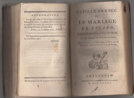 RECUEIL DE 7 PIECES de theatre XVIIIe. siécle dont des éditions originales : Voltaire / Hume, David (Pseud.) : Le Caffe ou L'Ecossaise, comedie. ...