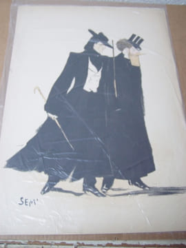 Lithographie.Album Marseille revue,2e série, chaque Planche simple. SEM (George GOURSAT)