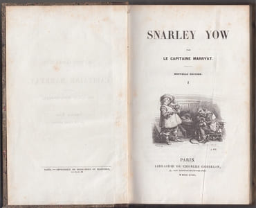 Snarley Yow, ou le Chien diable ; Oeuvres complètes du capitaine Marryat [traduites par A.-J.-B. Defauconpret]. 2 volumes complet, nouvelle édition