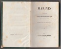 MARINES POESIES - EDITION ORIGINALE - complet des 12 vignettes ht de Pierre Letuaire lithographiées par Imbert,. PONCY Charles
