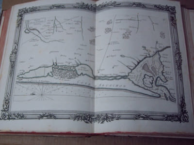 BRION DE LA TOUR L . Partie de la GUYENNE. (41). carte coloriée encadrée d'une belle bordure gravée