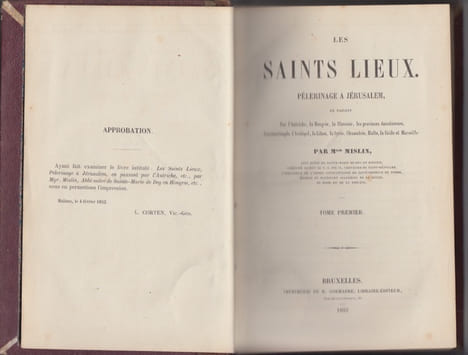 Les saints lieux. Pélerinage à Jérusalem, en passant par l'Autriche, la Hongrie, la Slavonie, les provinces danubiennes, Constantinople, l'Archipel, ...