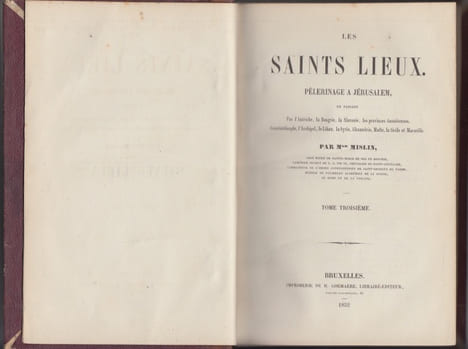 Les saints lieux. Pélerinage à Jérusalem, en passant par l'Autriche, la Hongrie, la Slavonie, les provinces danubiennes, Constantinople, l'Archipel, ...