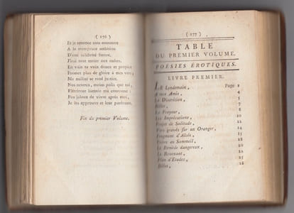 Oeuvres complettes (sic!) du chevalier de Parny.