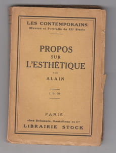 PROPOS SUR L'ESTHETIQUE