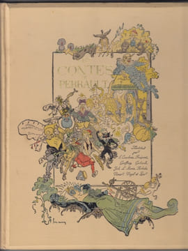 LES CONTES DE PERRAULT ILLUSTRES PAR E.COURBOIN FRAIPONT GEOFFROY GERBAULT JOB L.MORIN ROBIDA VIMAR VAGEL ZIER.Introduction par M. Gustave Larroumet, ...