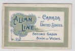 Allan Line Royal Mail Steamers; To CANADA and UNITED STATES ;Second Cabin book of views. Allan Royal Mail Line