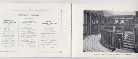 Allan Line Royal Mail Steamers; To CANADA and UNITED STATES ;Second Cabin book of views. Allan Royal Mail Line