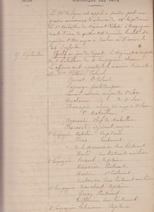 Journal de marche manuscrit  des opérations du 61e de ligne d'infanterie 1875 -1878 - 1881 - manoeuvres du 15e corps d'armée