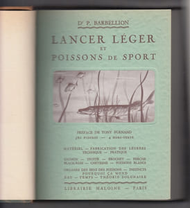 Lancer léger et poissons de sport. Préface de Tony Burnand.