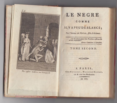 Le nègre comme il y a peu de blancs, Par l'Auteur de Cécile, fille d'Achmée.TOME 2 seul. LAVALLEE (Joseph)
