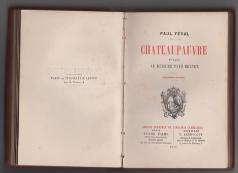 Contes de Bretagne.,relié avec CHATEAUPAUVRE, voyage au dernier pays Breton. Feval, Paul (1816-1887)