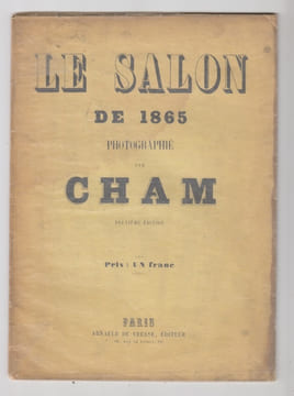 Le salon de 1865 photographié par CHAM.Album.. CHAM - (Pseud. d' Amédée Charles Henri de Noé)