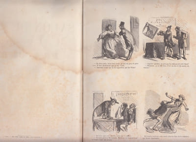 Le salon de 1865 photographié par CHAM.Album.