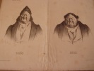 1830 et 1833.Lithographie originale.. Honoré Daumier (1808-1879).
