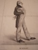 Mr. SÉBAST ....Lithographie originale.. Honoré Daumier (1808-1879).