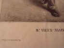 Mr. VIEUX-NIAIS.Lithographie originale.. Honoré Daumier (1808-1879).
