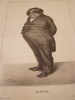 Mr. PRUNE.Lithographie originale.. Honoré Daumier (1808-1879).