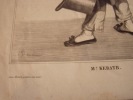 Mr. KERATR. Lithographie originale.. Honoré Daumier (1808-1879).
