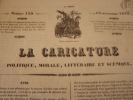 Mr. KERATR. Lithographie originale.. Honoré Daumier (1808-1879).