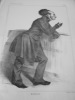 Mr. JOLIV.....Lithographie originale.. Honoré Daumier (1808-1879).