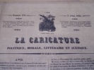 Philippe mon père, ne me laissera donc plus de gloire à acquérir!.....Lithographie originale.. Honoré Daumier (1808-1879).