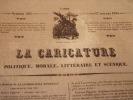 Récompense honnête aux électeurs obéissans..Lithographie originale.. Honoré Daumier (1808-1879).