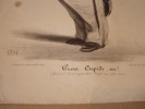 Gros Cupide, va! (Lepeintre Jne. rôle de Tragala dans Vingt ans plus tard)..Lithographie originale.. Honoré Daumier (1808-1879).