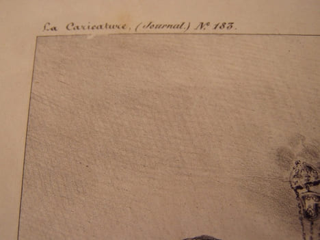 L'ADORATION DU VEAU D'OR.Lithographie originale sur Velin blanc.. Traviès de Villers,Charles Joseph