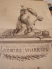 HERCULE VAINQUEUR - Lithographie originale par Charles-Joseph TRAVIES. Traviès de Villers,Charles Joseph 