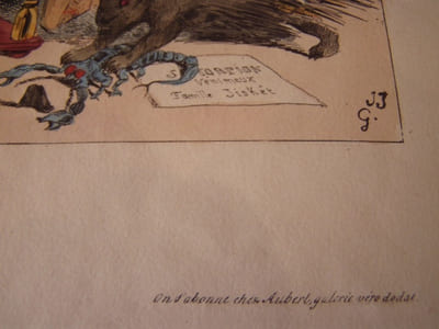 Règne animal.(1) :« CABINET D’HISTOIRE NATURELLE. »- Lithographie, Coloriée - Pl. 265, 266.-Hand-coloured lithograph,