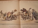 ...de la pensée immuable à travers les populations...1833 - Lithographie, Coloriée - Voyage de la pensée immuable à travers les populations empressées ...