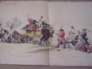... empressées 1833 - Lithographie, Coloriée - Voyage de la pensée immuable à travers les populations empressées: 3 -. Grandville (Nancy, 15–09–1803 - ...