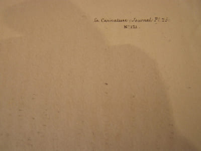 Cérémonie des cendres politiques. (Suite) Lithographie, Coloriée Hand-coloured lithograph,-