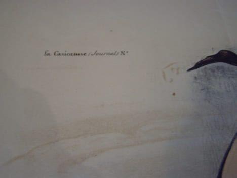 La Poire et ses Pépins -- Lithographie originale en couleur double sur Velin blanc.. Auguste Bouquet,