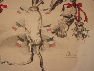 Navet d’Honneur, offert au Prince Rosolin par la Caricature.- Lithographie originale en couleur sur Velin blanc.