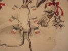Navet d’Honneur, offert au Prince Rosolin par la Caricature.- Lithographie originale en couleur sur Velin blanc.. Auguste Bouquet,