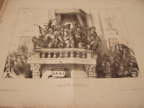 Ecce homo - Lithographie originale en noir sur Velin blanc.. Auguste Bouquet,