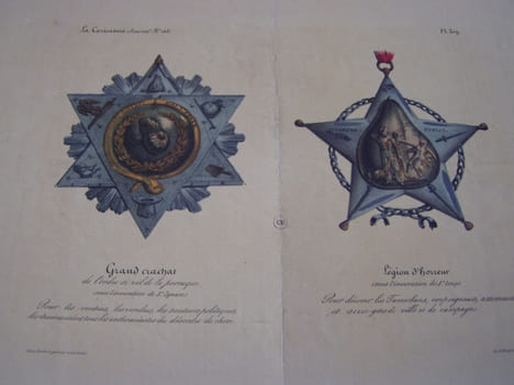 Grand crachat de l’ordre si vil de la perruque. (sous l’invocation de St Ignace) Pour les ventrus, les vendus, les sauteurs politiques, les ...