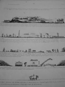 Etudes horizontales du constitutionnel, défenseur de beaucoup d’intérêts, dont la conservation se lie si essentiellement à la prospérité comme à la stabilité du corps social... -Lithographie originale en noir sur Velin blanc.