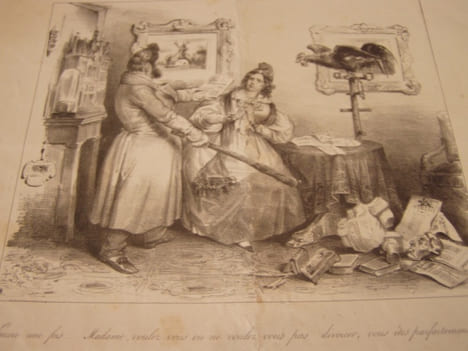 Encore une fois… Madame, voulez vous ou ne voulez vous pas divorcer, vous êtes parfaitement libre (IFF 43).Lithographie originale en noir sur Velin ...