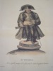 Mr Thiers - Lithographie originale en couleur sur Velin blanc.. Bouquet, Auguste lithographe