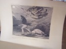 Parodie d’un tableau de Prudhon - Lithographie originale en noir sur Velin blanc.. Casati, A., dessinateur lithographe
