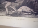 Parodie d’un tableau de Prudhon - Lithographie originale en noir sur Velin blanc.. Casati, A., dessinateur lithographe