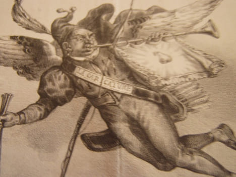 Grand conquérant ! Ta renommée fera le tour du monde - Lithographie originale en noir sur Velin blanc.. Desperet ou Desperret, Auguste lithographe