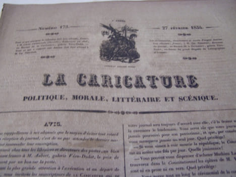 On dansait au Château !!... - Lithographie originale en noir sur Velin blanc.. Attribué à Grandville