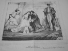 Exécution de Désirée Françoise Liberté - Lithographie originale en noir sur Velin blanc.. Bouquet, Auguste 